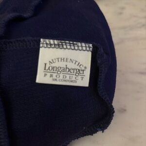 Longaberger Deep Blue Sm. Comforts liner